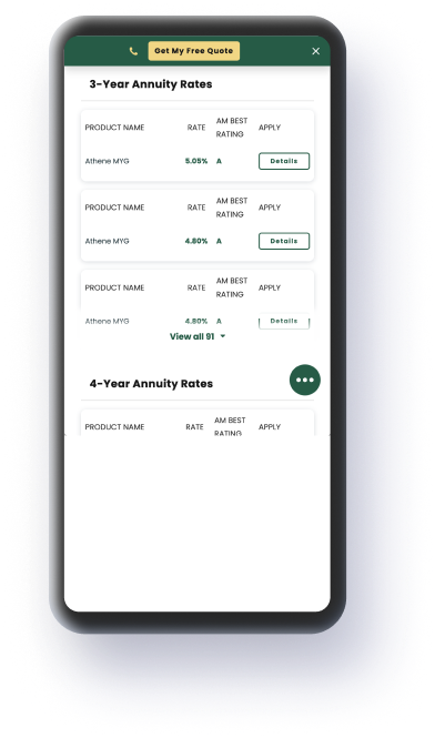 Annuity rates on a phone