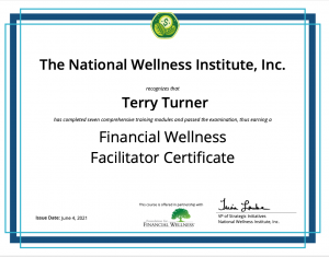 Financial Wellness Facilitator Certificate